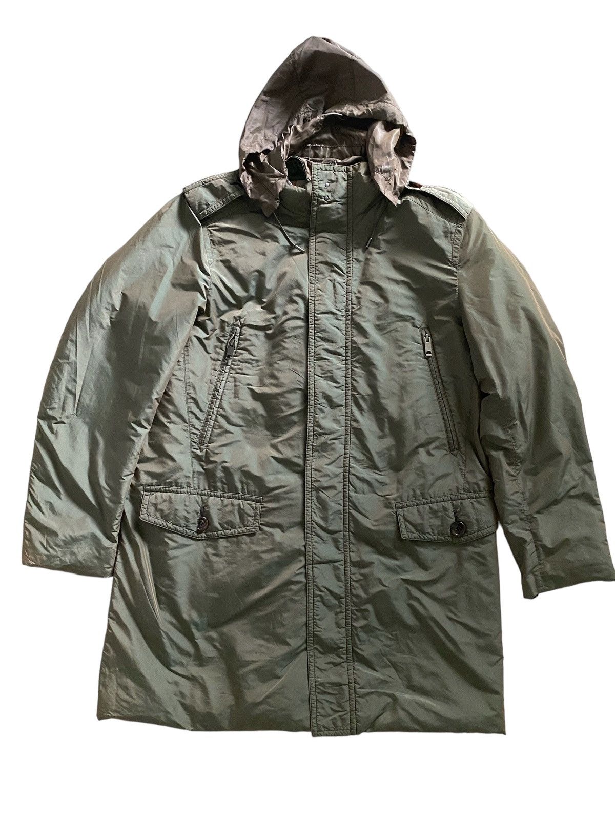 Burberry × Vintage Rare Burberry London Nylon Jacket Hoodie Check nice design Size US L / EU 52-54 / 3 - 8 Thumbnail