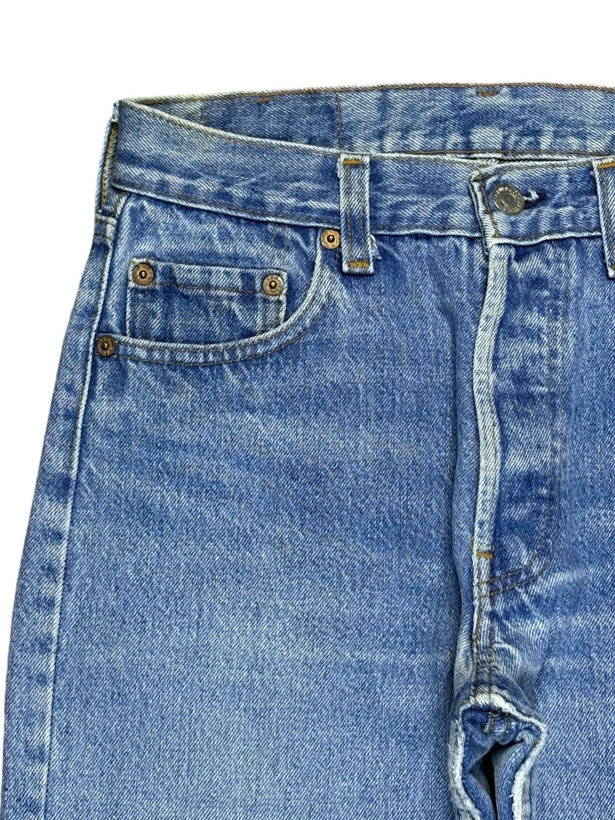 Levi's SALES🔥Vintage 80s Levis 501 Blue Wash Distress Jean Shorts Size US 27 - 5 Thumbnail