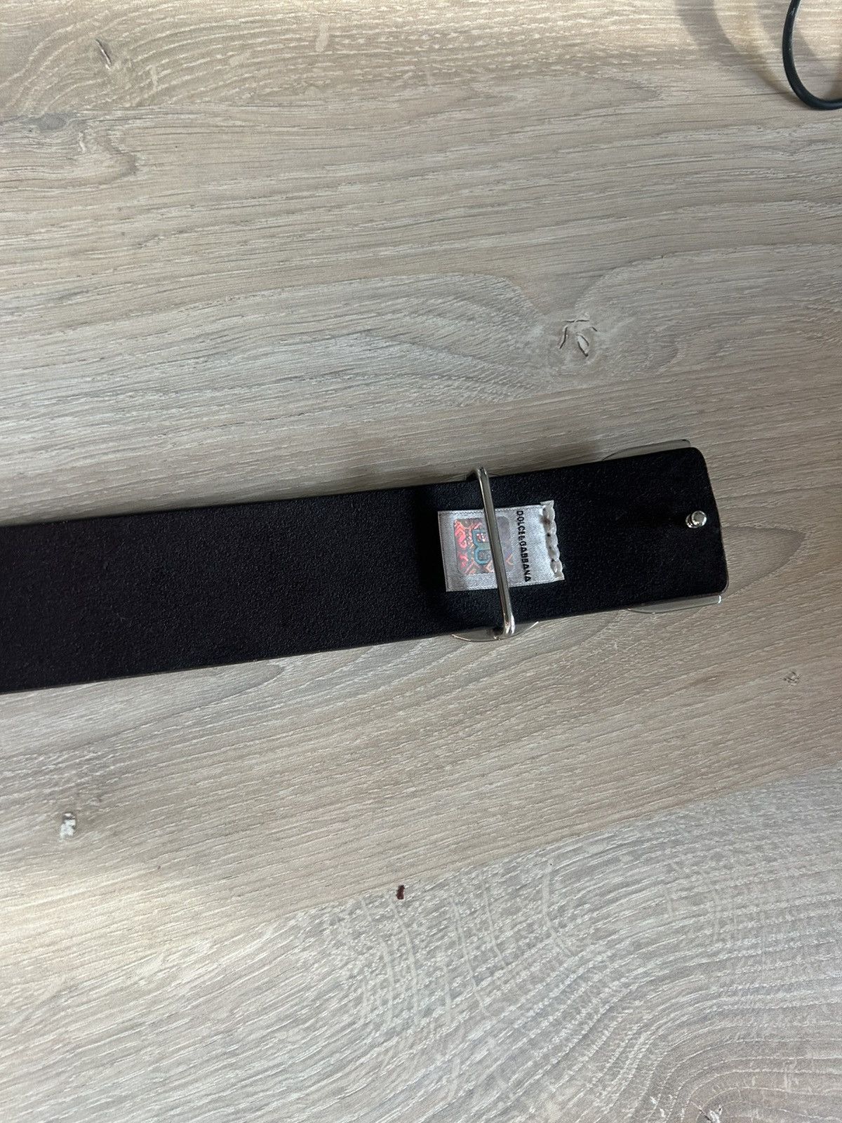 Dolce & Gabbana D&G Brown Leather Logo Buckle Belt, Size 90 Size 36 - 10 Thumbnail