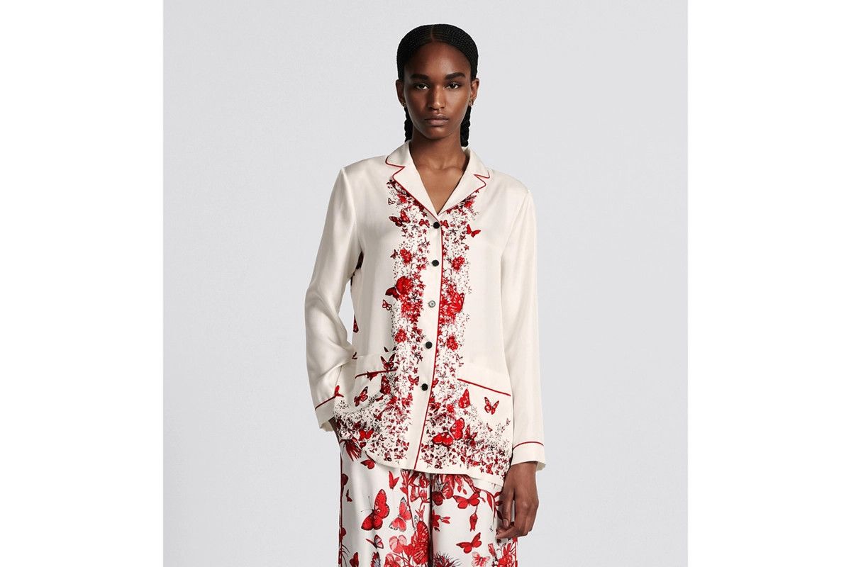 Dior o1bcso1str0225 Shirt in White/Red Size M / US 6-8 / IT 42-44 - 4 Thumbnail