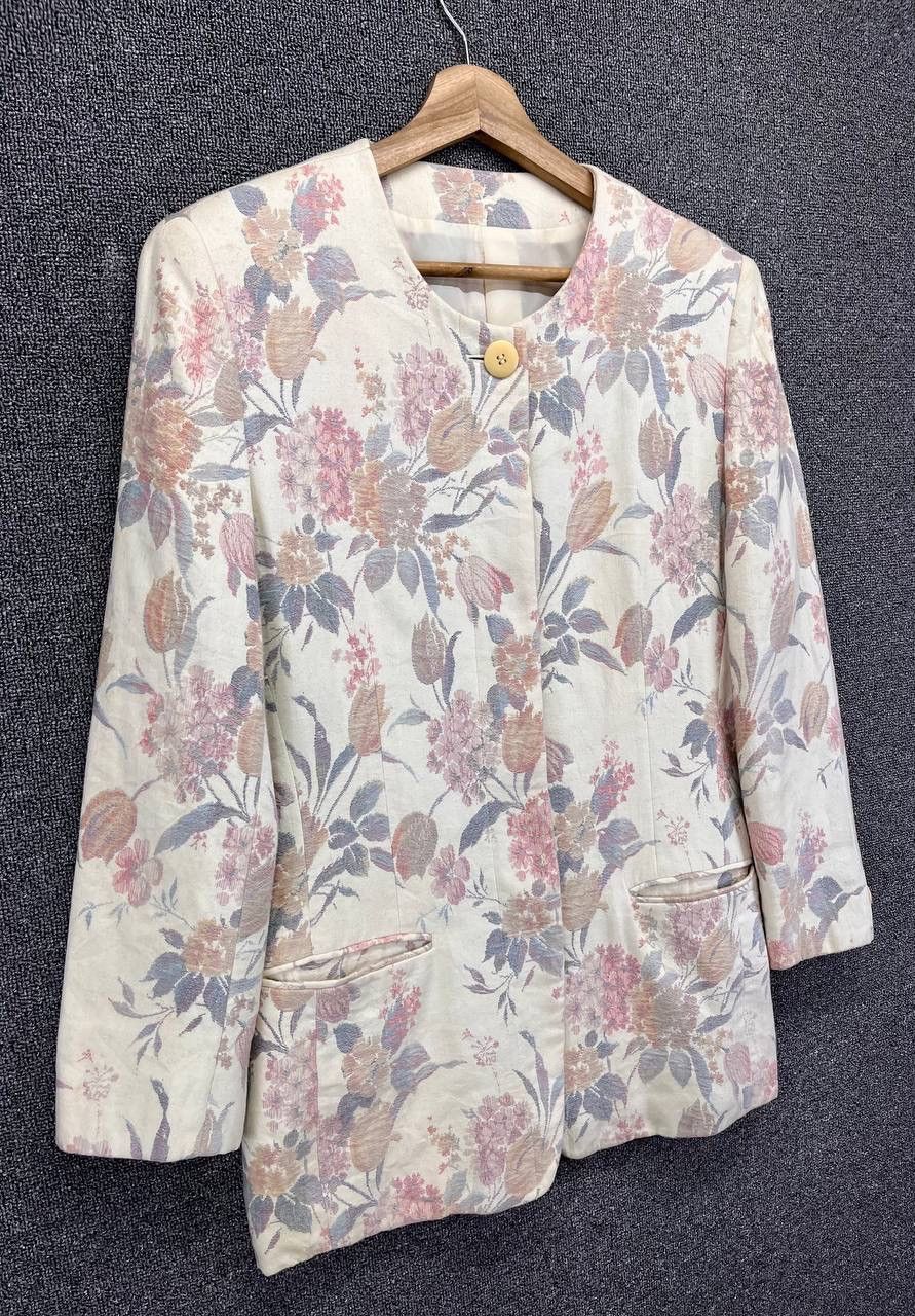 Burberry × Vintage Vintage Burberry Luxury Design Button Up Cardigan Jacket Size M / US 6-8 / IT 42-44 - 2 Thumbnail