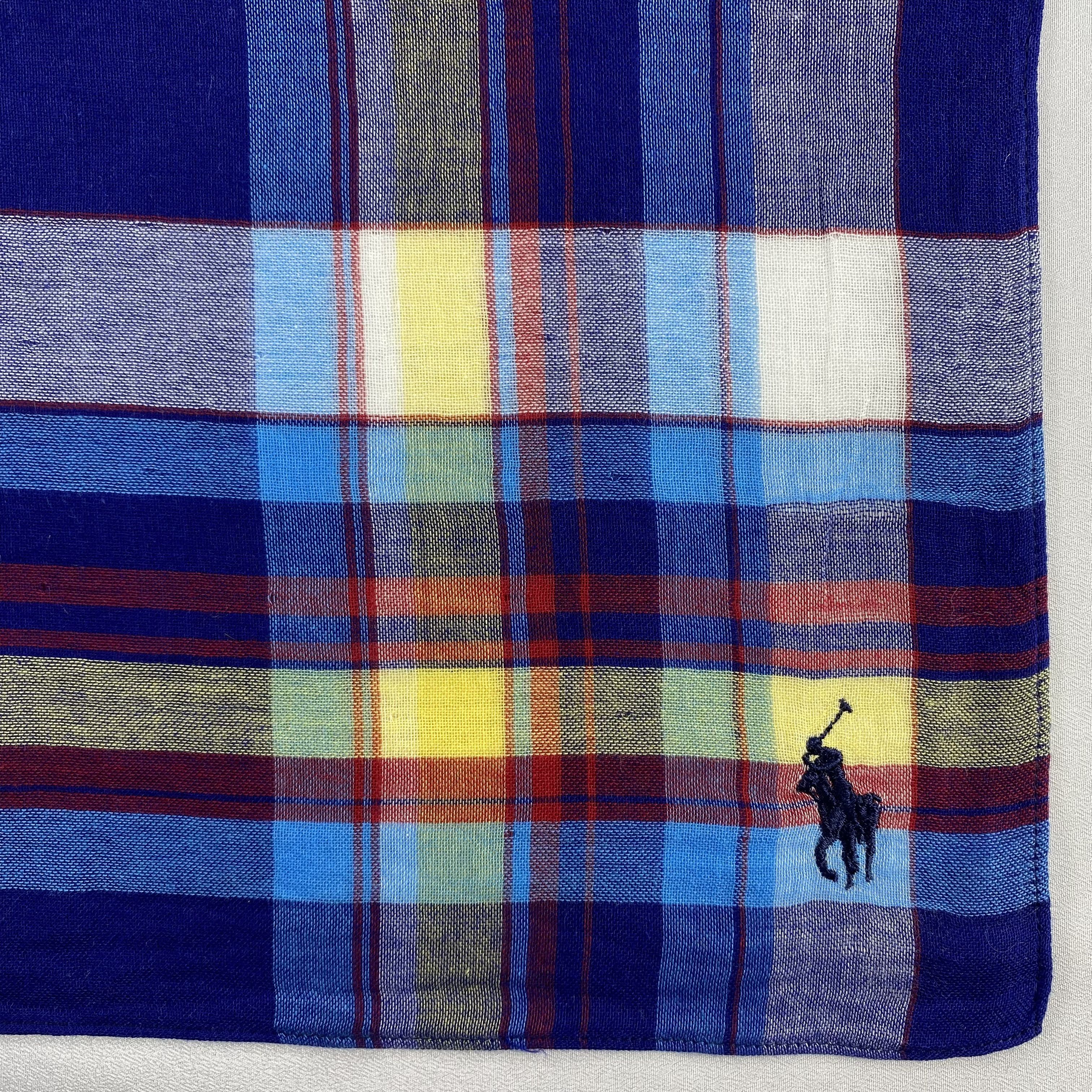 Polo Ralph Lauren × Vintage Polo Ralph Lauren Bandana/ Handkerchief / Neckerchief-P1680 Size ONE SIZE - 3 Thumbnail