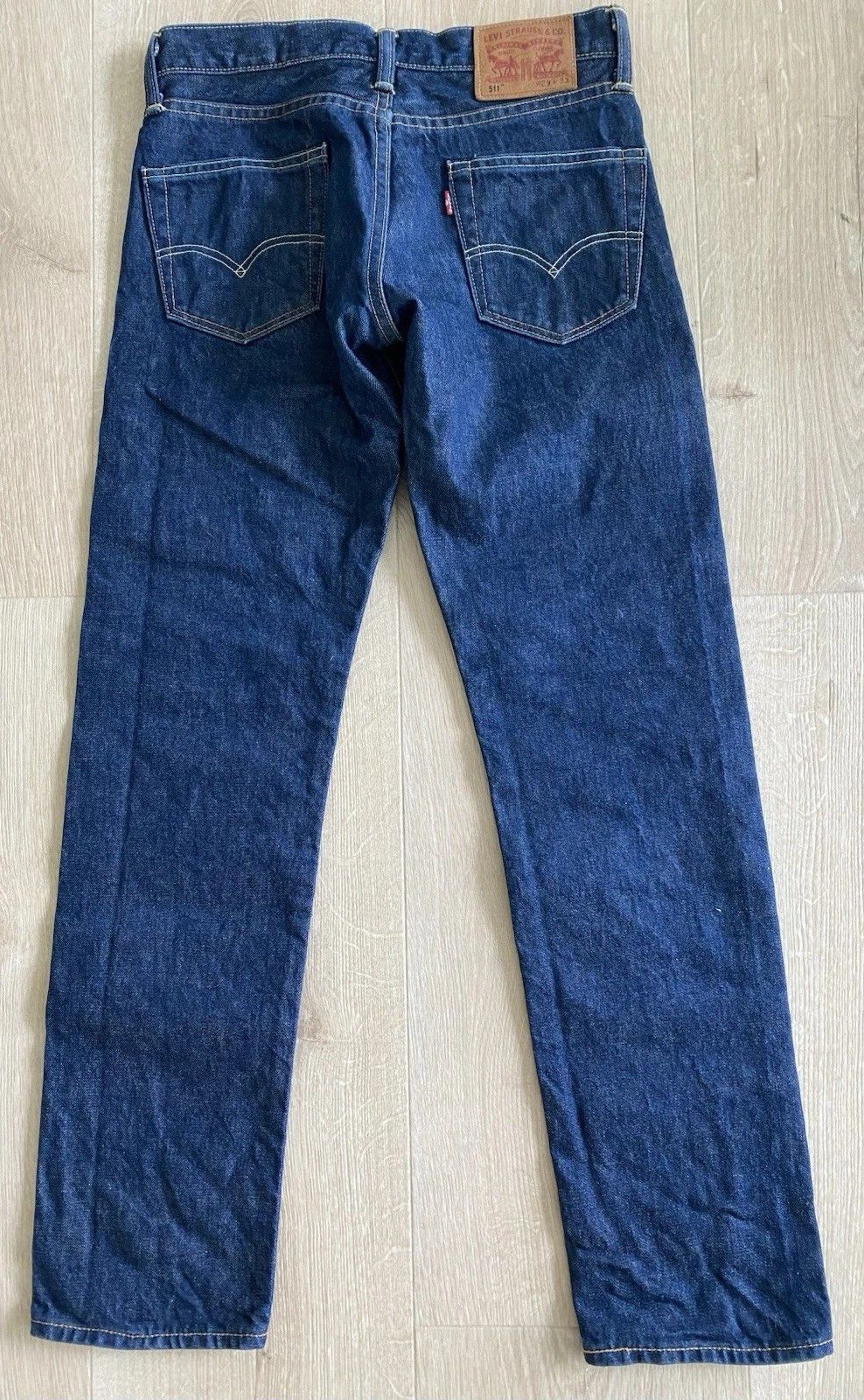 Levi's Levi's 511 Selvedge White Oak Cone Denim Jeans Made In USA Size US 29 - 1 Thumbnail