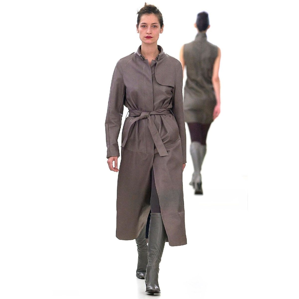 Burberry × Burberry Prorsum Roberto Menichetti AW01 ‘Frock’ Trench Coat Size S / US 4 / IT 40 - 3 Thumbnail