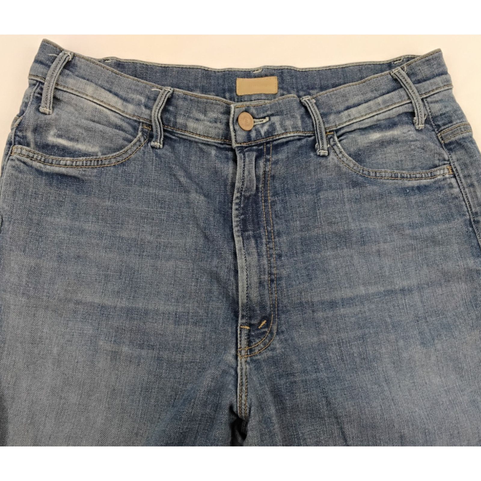 MOTHER Mother Hustler Two Step Jean Women's 27 Lite Wash Ankle Fray Size 27" / US 4 / IT 40 - 4 Thumbnail