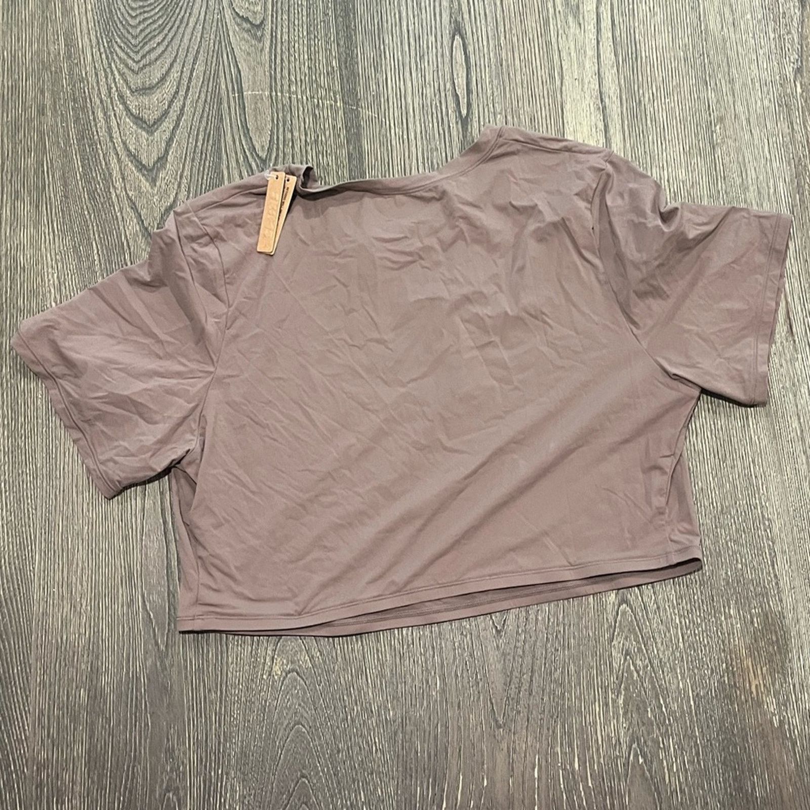 SKIMS NWT Skims Fits Everybody Super Cropped T-Shirt Umber 4X Size 4XL / US 24-26 - 4 Thumbnail