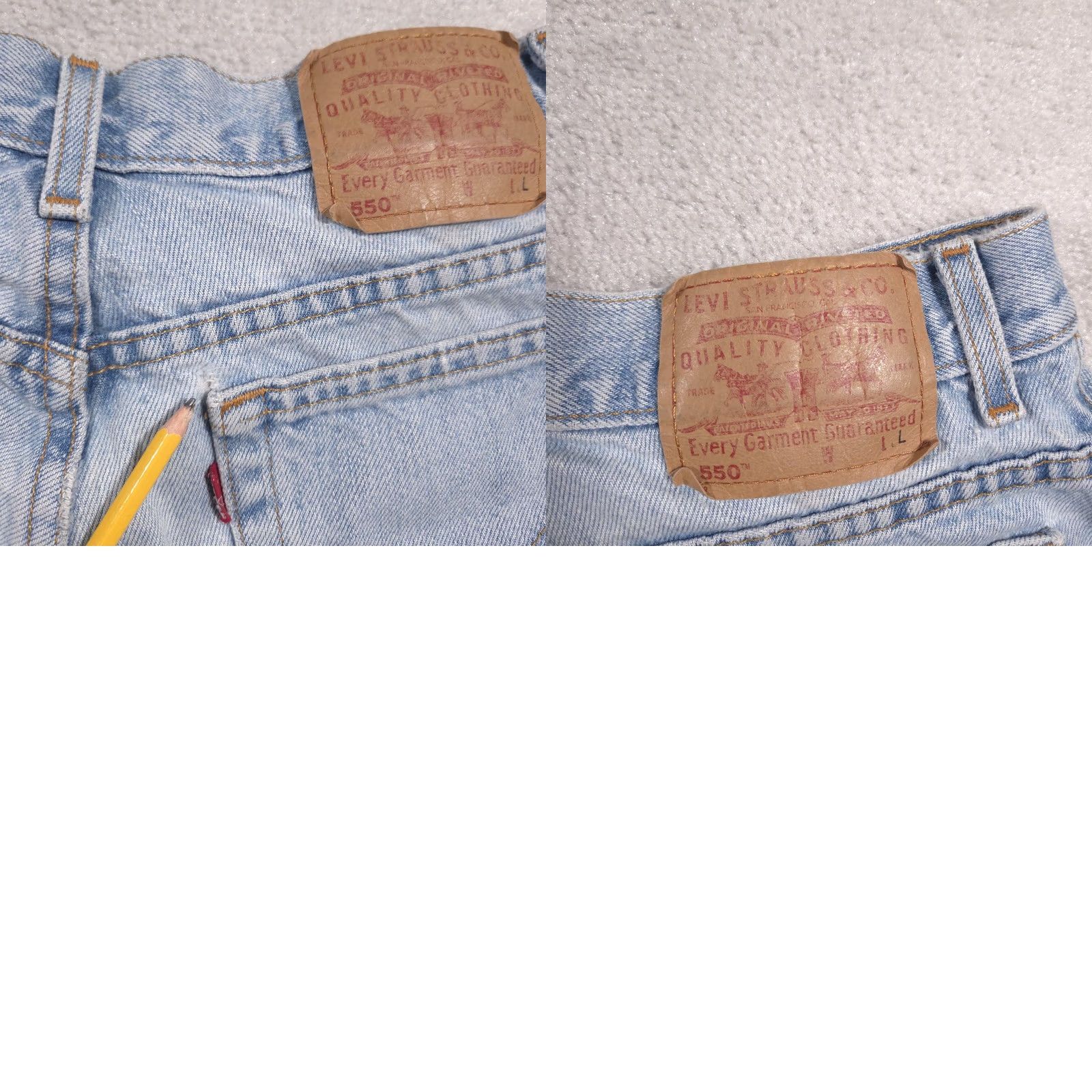 Levi's Levi's 550 Jeans Womens 14 High Rise Relaxed Tapered Leg Light Wash Denim Size 36" / US 14 / IT 50 - 11 Thumbnail