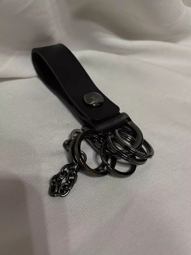 Yohji Yamamoto Yohji Yamamoto Black key ring accessories Size ONE SIZE - 3 Thumbnail