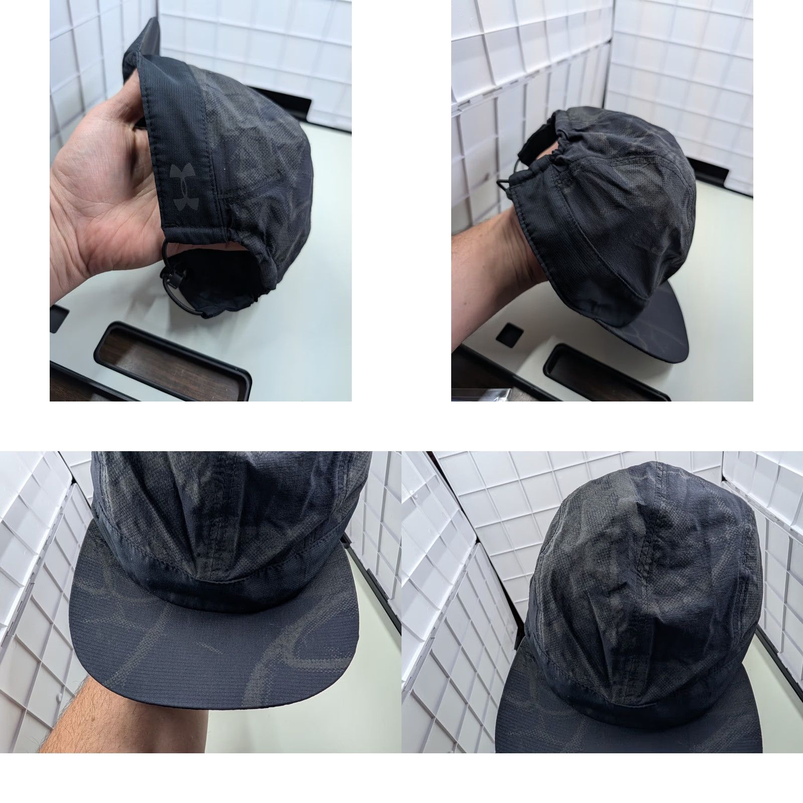 Under Armour Under Armour 5 Panel Women's Accelerate Running Hat Black Adjustable OSFM Hat Size ONE SIZE - 10 Thumbnail