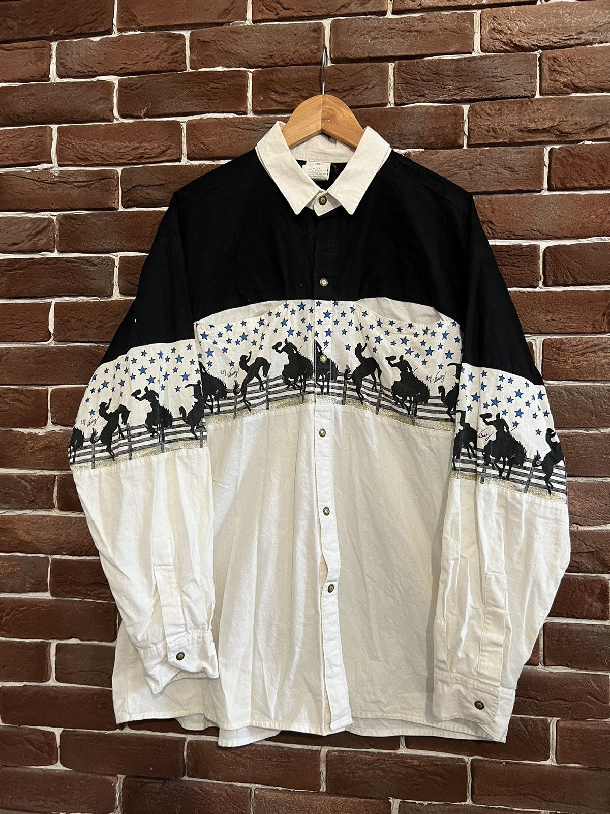 Other Vintage 90s Western Rodeo Button Up Shirt Hype Rare White XL Size US XL / EU 56 / 4 - 1 Thumbnail