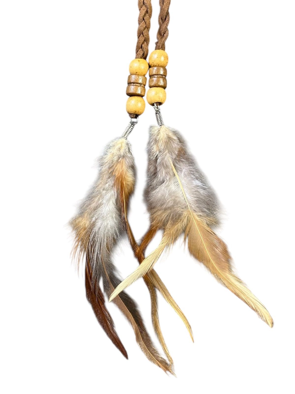 Vintage 2000s JAPANESE MADE WESTERN FEATHER BOLO TIE Size ONE SIZE - 3 Thumbnail