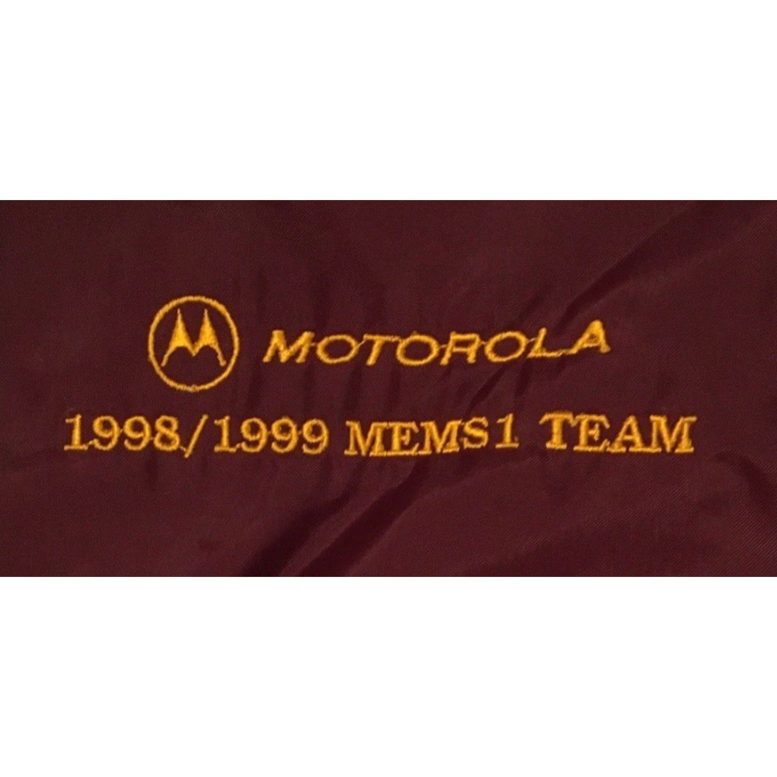 Apple VINTAGE Motorola Worker Jacket XL Men Windbreaker Red Blue Striped 90s 80s Grunge Internet Telecommunication Computer USA USA 90s Wireless Size US XL / EU 56 / 4 - 2 Thumbnail