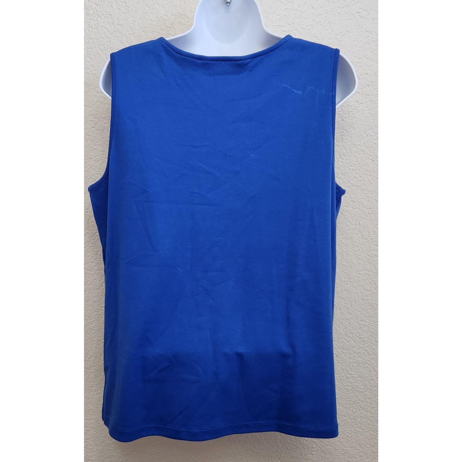Other Draper's & Damon's Blue Lace Square Neck Sleeveless Top L Size L / US 10 / IT 46 - 4 Thumbnail
