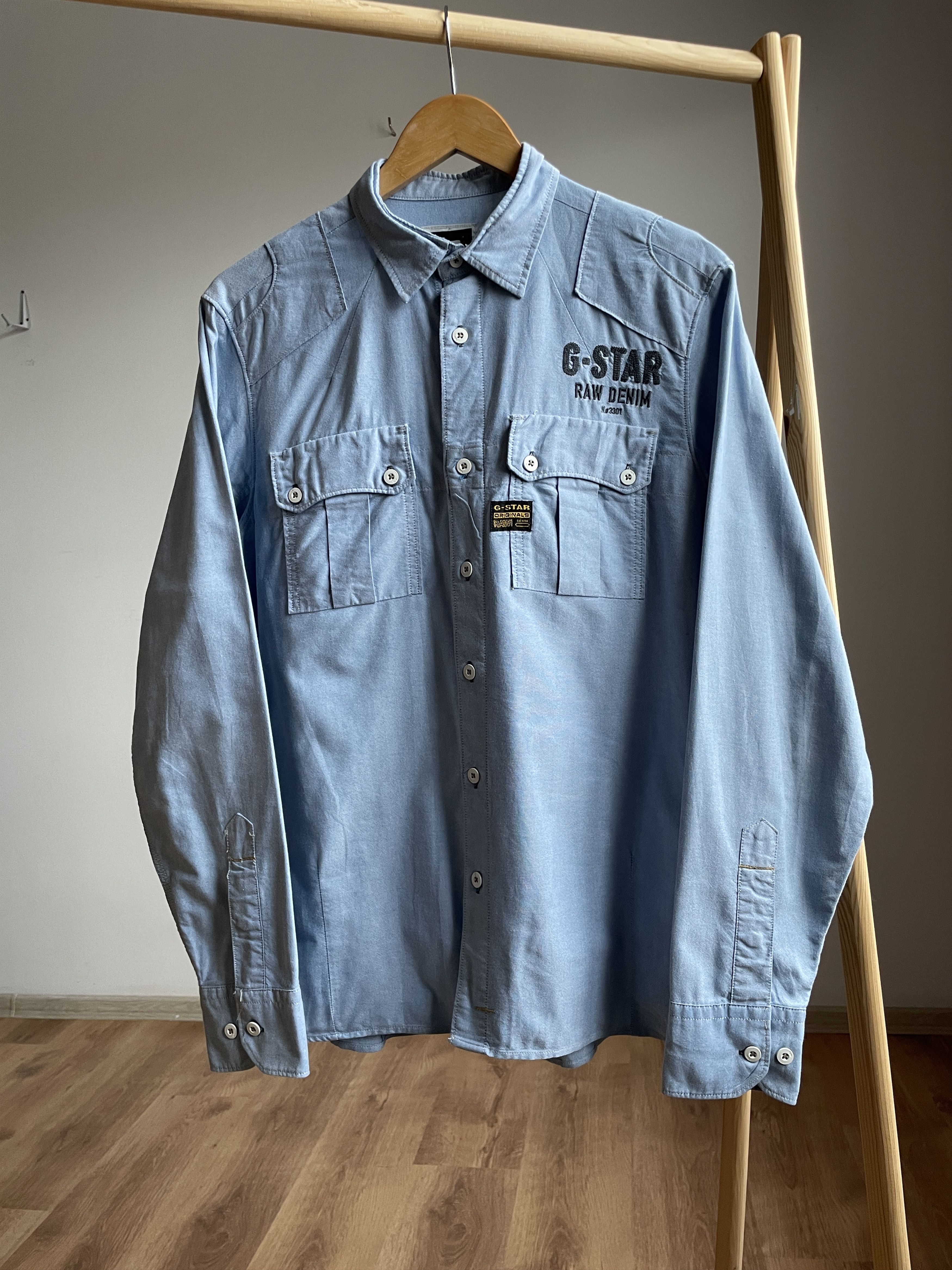 G-Star G Star Raw Viktor Rotar Western Oxford Shirt Size M Size US M / EU 48-50 / 2 - 1 Thumbnail