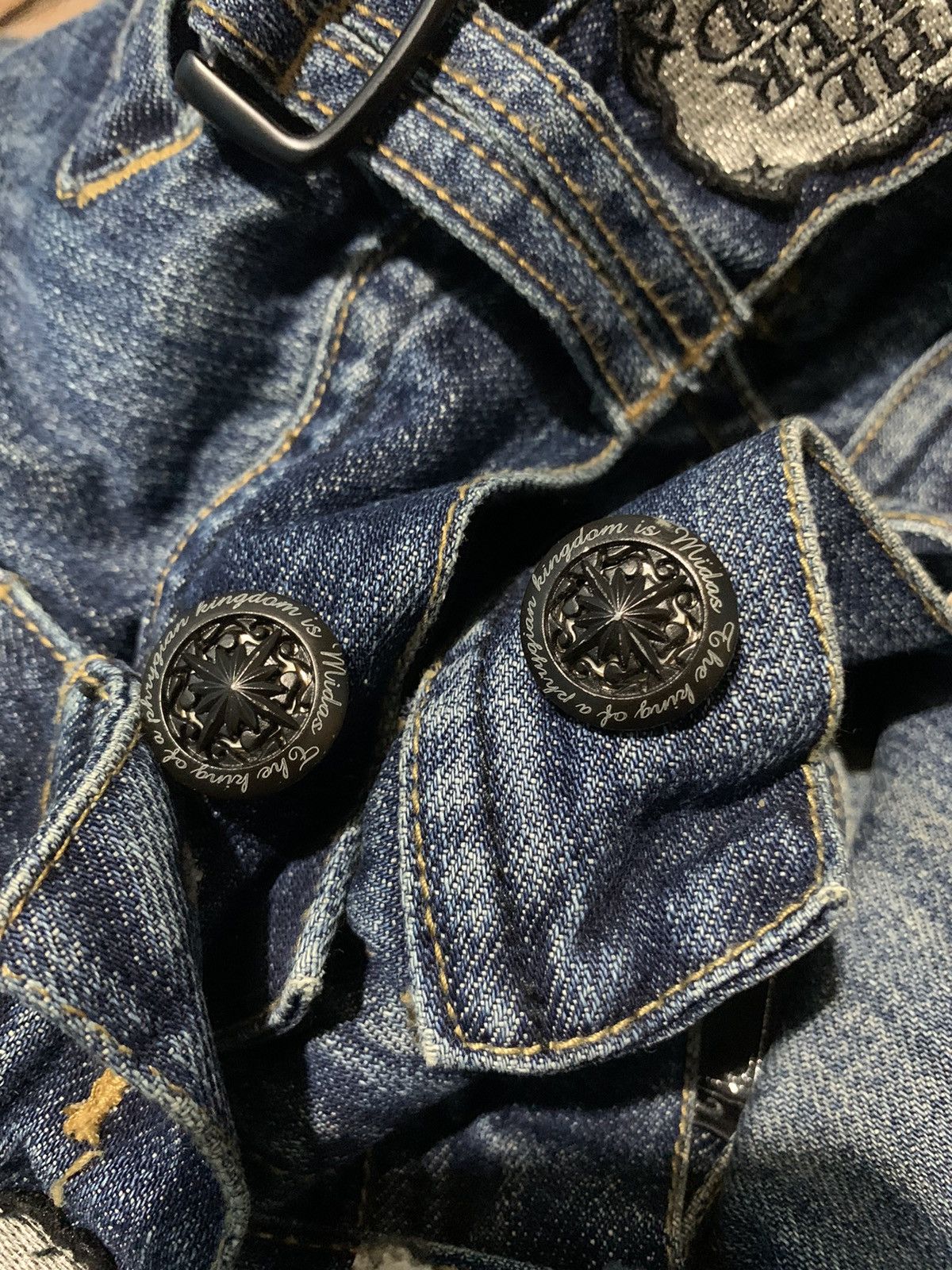 If Six Was Nine Midas double waist flare jeans patch multipocket Size US 32 / EU 48 - 11 Thumbnail