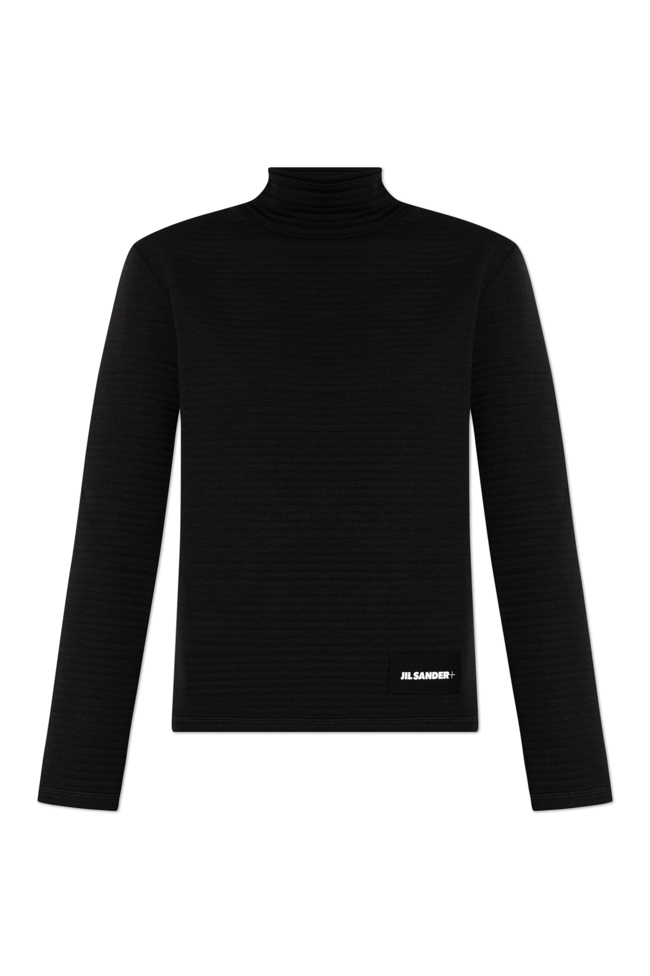 Jil Sander o1s22i1n0125 Jersey Stitched Hi-neck Sweatshirt in Black Size L / US 10 / IT 46 - 1 Thumbnail