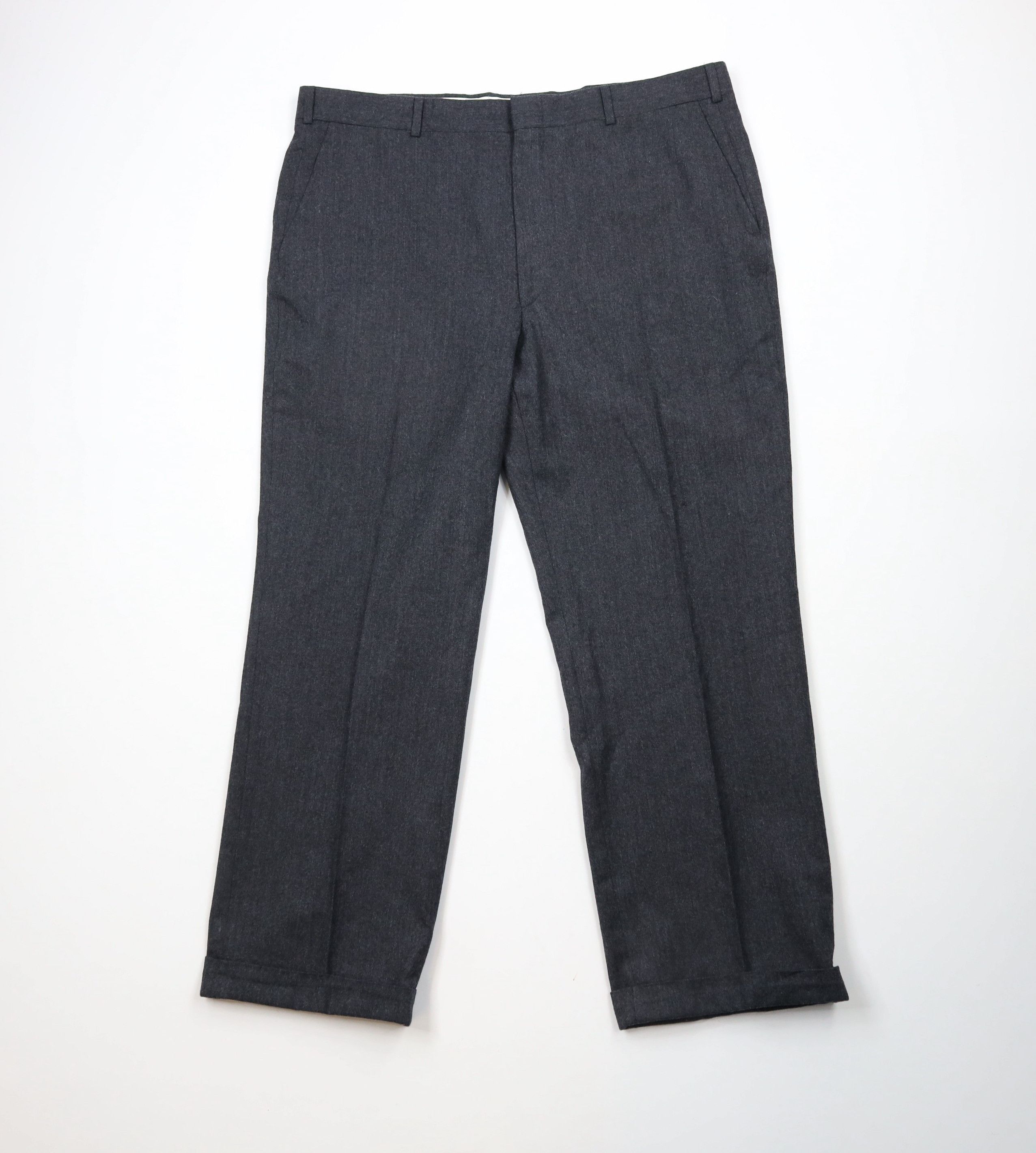 Vintage Vintage 90s Streetwear Wide Leg Chino Pants Charcoal USA Size US 40 / EU 56 - 1 Thumbnail