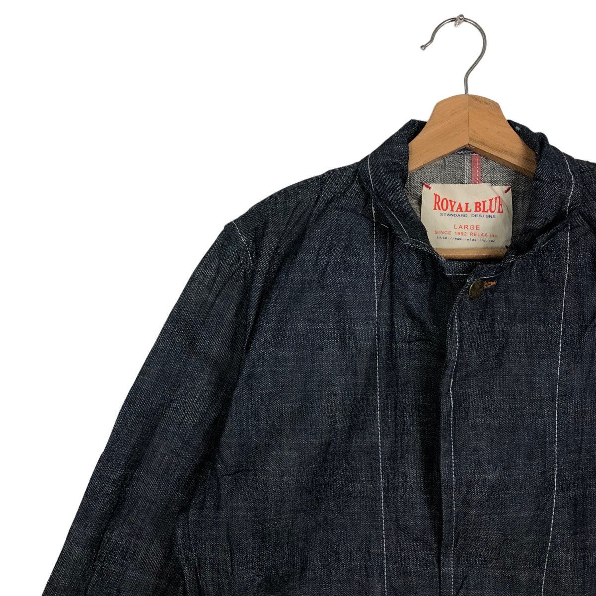 Japanese Brand 🔥80’s Royal Blue Toyo Enterprise Denim Work Jacket Size US L / EU 52-54 / 3 - 7 Thumbnail