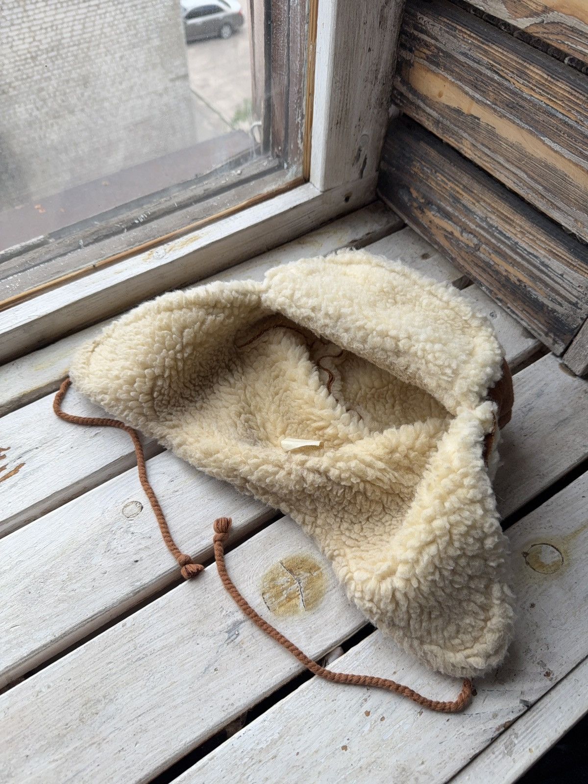 Vintage Y2K Retro 90s American Vintage Fuzzy Hat Trapper hat Italy Size ONE SIZE - 6 Thumbnail