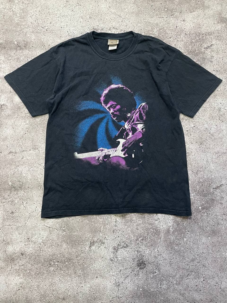 Band Tees × Vintage Vintage Jimi Hendrix Shirt Black Band Tour Concert Size US L / EU 52-54 / 3 - 1 Thumbnail