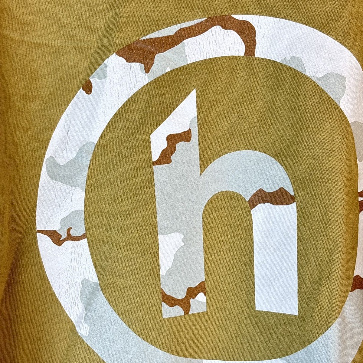 HIDDEN Hidden NY Camo Logo Hoodie Sand Sweater Rare SS21 Sweatshirt Size US L / EU 52-54 / 3 - 6 Thumbnail