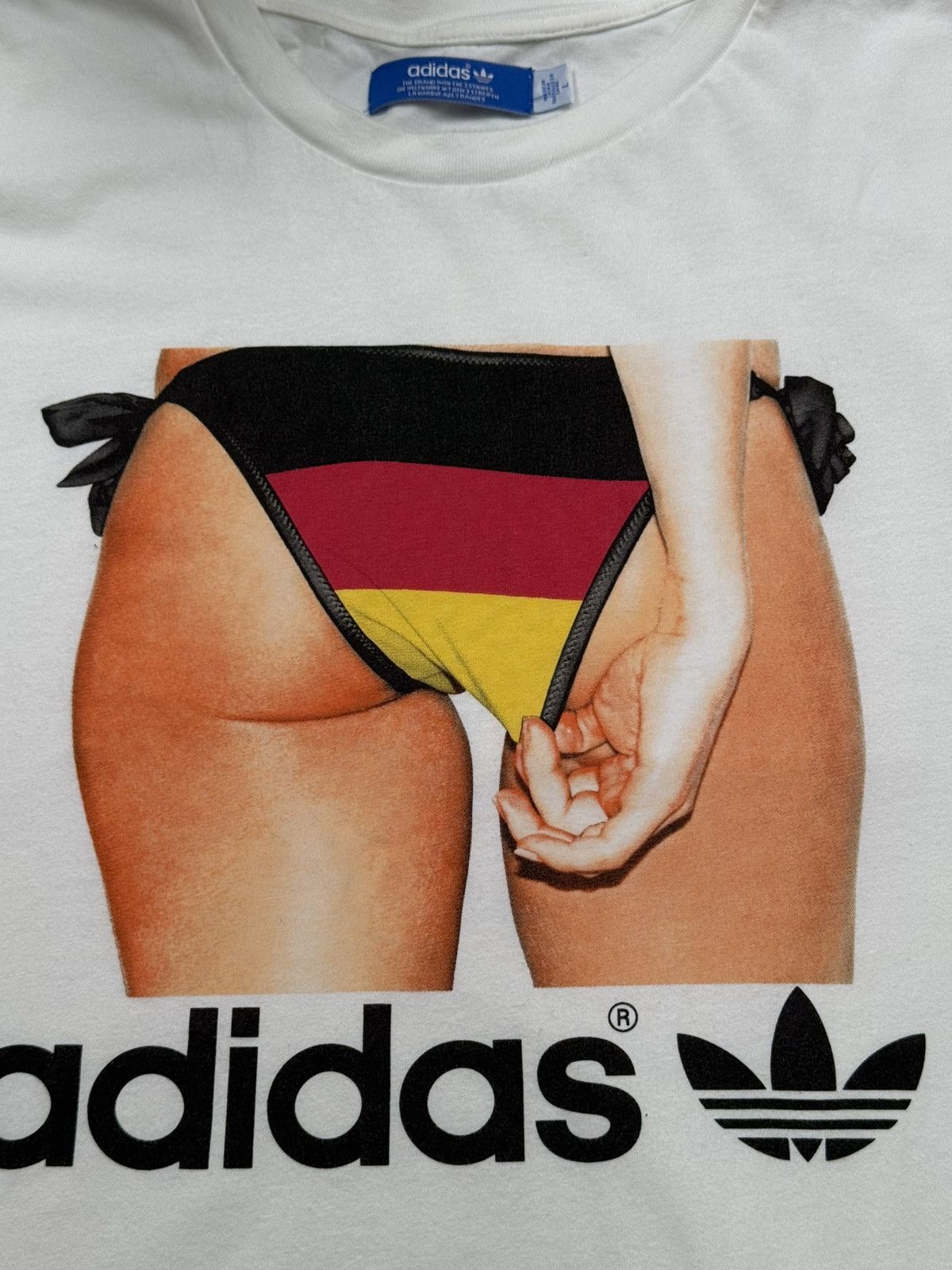 Adidas Adidas Originals German Flag Panties 40 years Trefoil Size US L / EU 52-54 / 3 - 4 Thumbnail