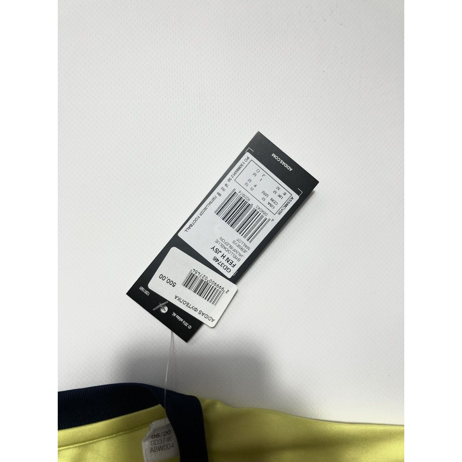 Adidas FENERBAHCE ADIDAS 2020/2021 SOCCER FOOTBALL HOME JERSEY Size US M / EU 48-50 / 2 - 3 Thumbnail