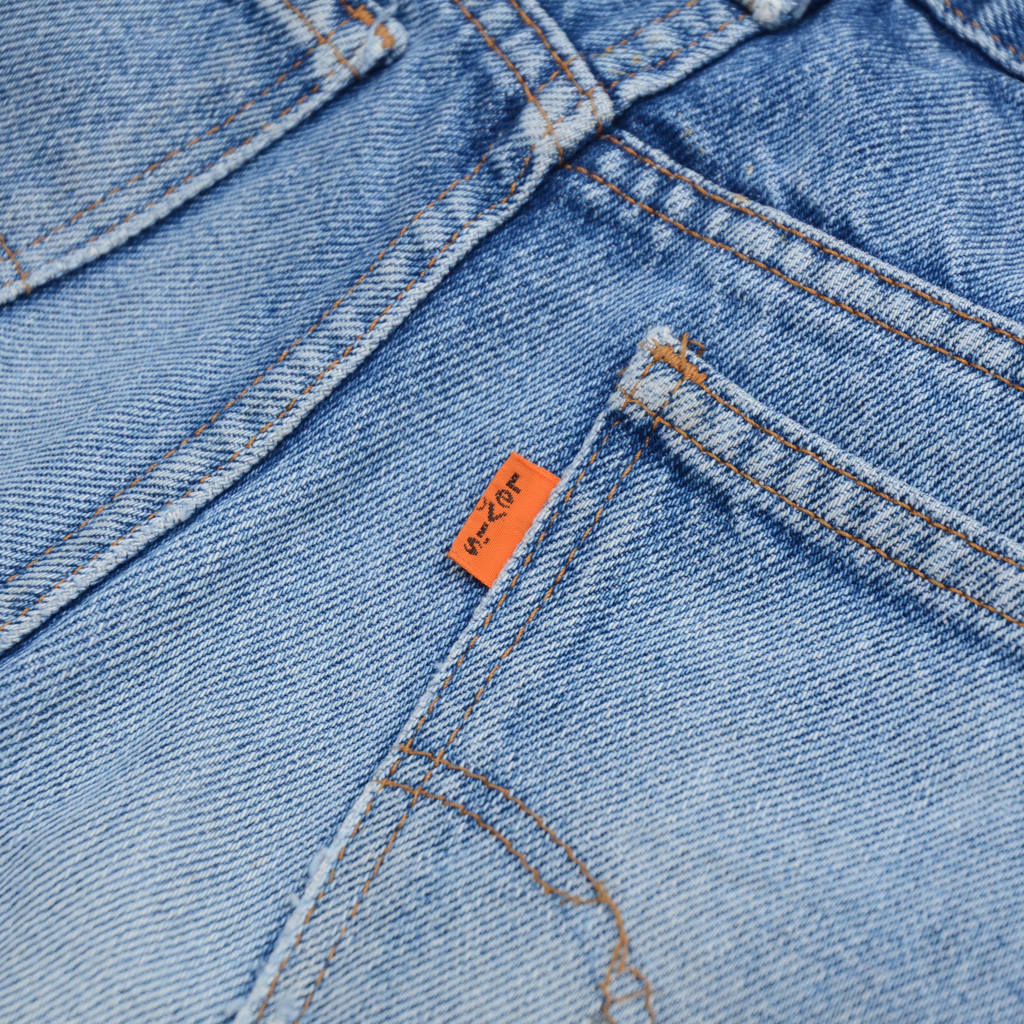 Levi's Vintage Levis Distressed Jeans Orange Tab Boot 80s Y2K Size US 30 / EU 46 - 11 Thumbnail