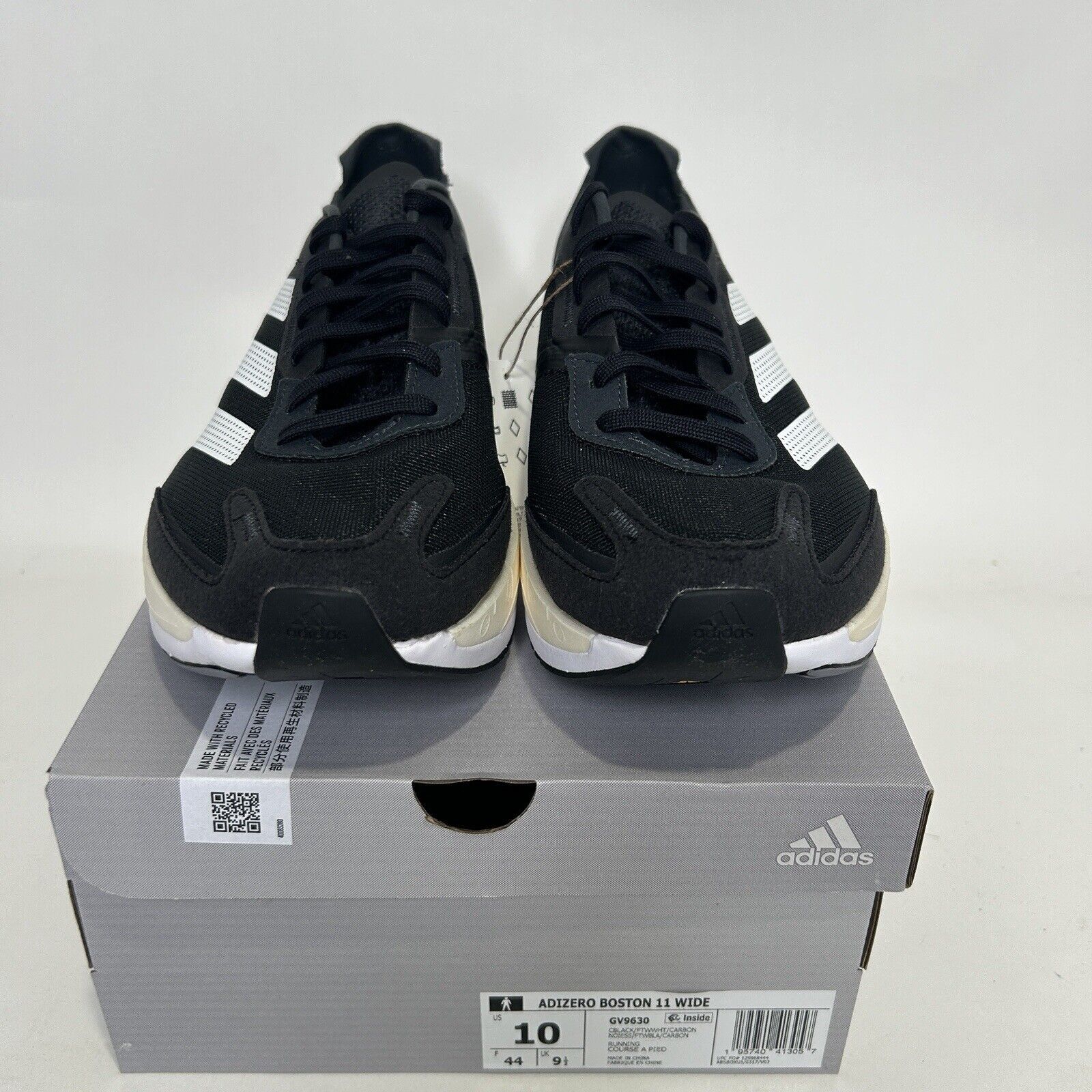 Adidas Adidas Adizero Boston 11 Marathon Race “Black Sail” 2024 Size US 10 / EU 43 - 2 Thumbnail