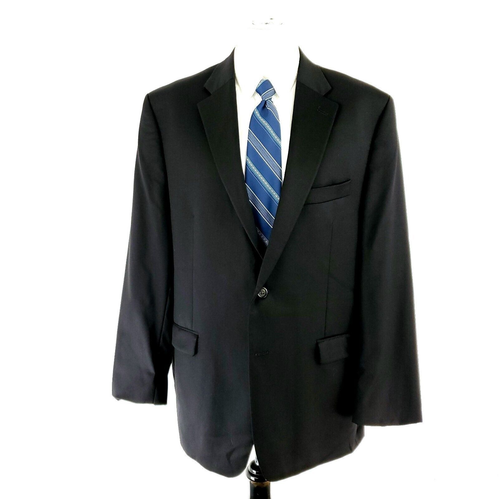 Lauren Ralph Lauren Lauren Ralph Lauren Wool 2 Button Blazer 44L Black Tagged 46 Size 44L - 3 Thumbnail
