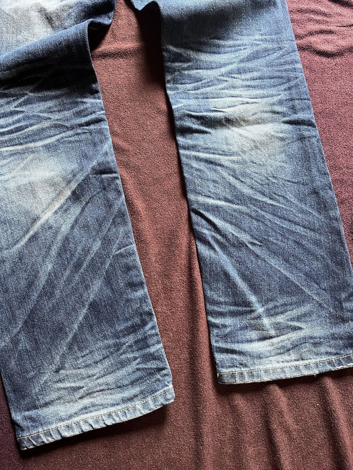 Japanese Brand yoshitomo Nara Lolita Faded Jeans Size US 31 - 7 Thumbnail