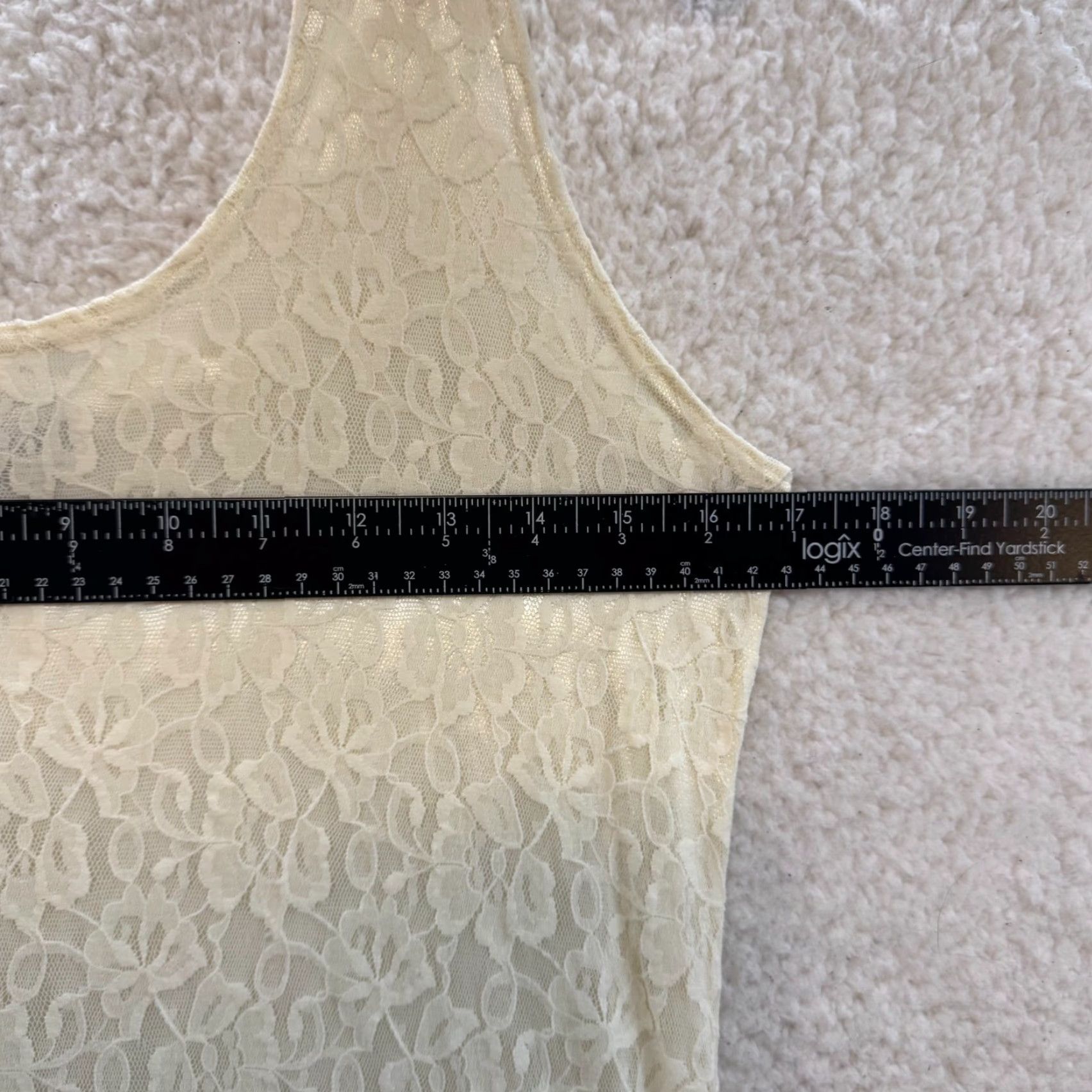 Vintage VINTAGE 90s Kleids Maxi Lace Dress M Ivory Cottagecore Coquette Womens Size M / US 6-8 / IT 42-44 - 7 Thumbnail