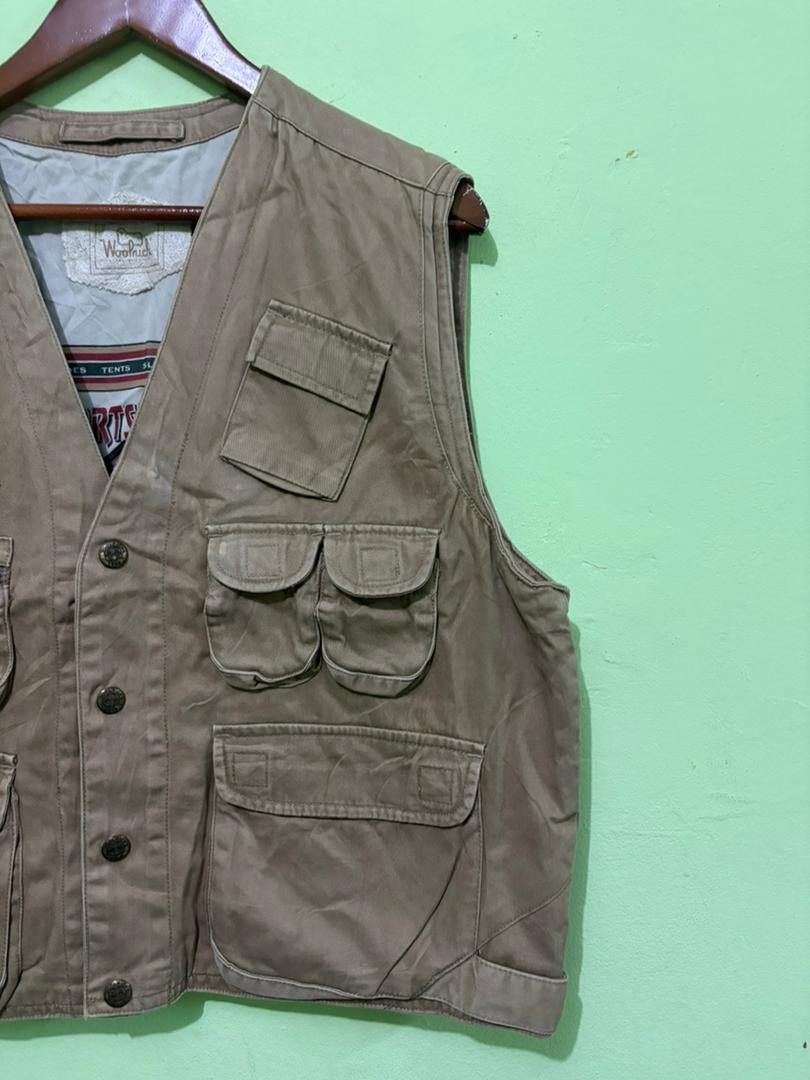 Woolrich Woolen Mills Vtg Woolrich Tactical Hunting Vest Multi Pocket Design Size US L / EU 52-54 / 3 - 3 Thumbnail