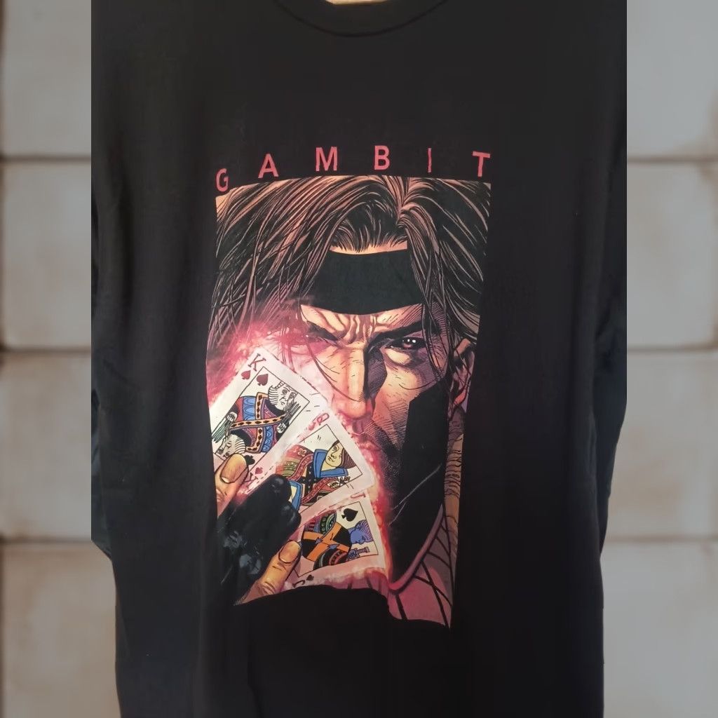 Vintage VINTAGE Marvel Comics Gambit X-Men T-shirt Men XL Black Playing Cards T-Shirt Gambit X-Men Men XL Black Playing Cards Size US L / EU 52-54 / 3 - 1 Thumbnail