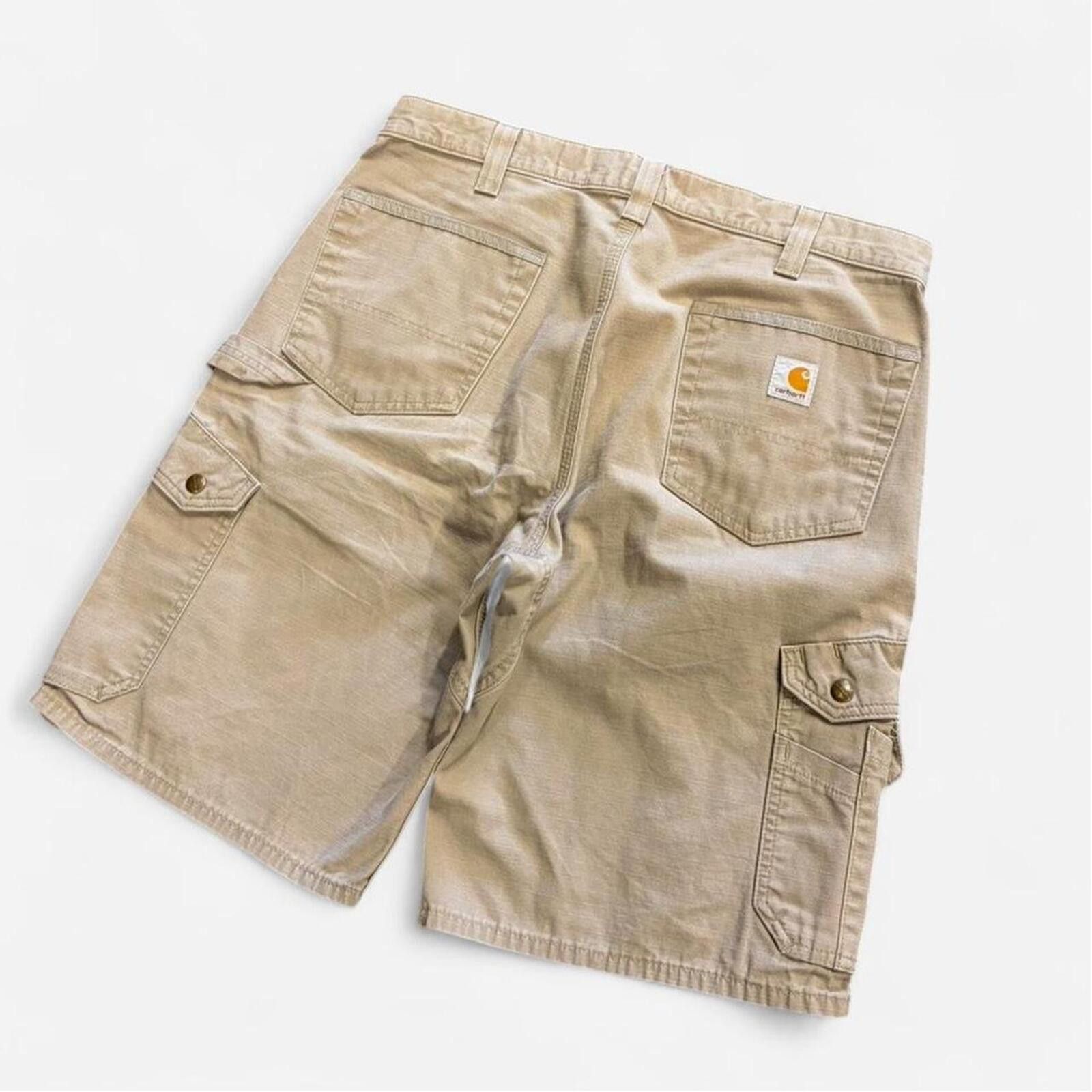 Carhartt Tan Carhartt Cargo Shorts Size US 34 / EU 50 - 2 Thumbnail