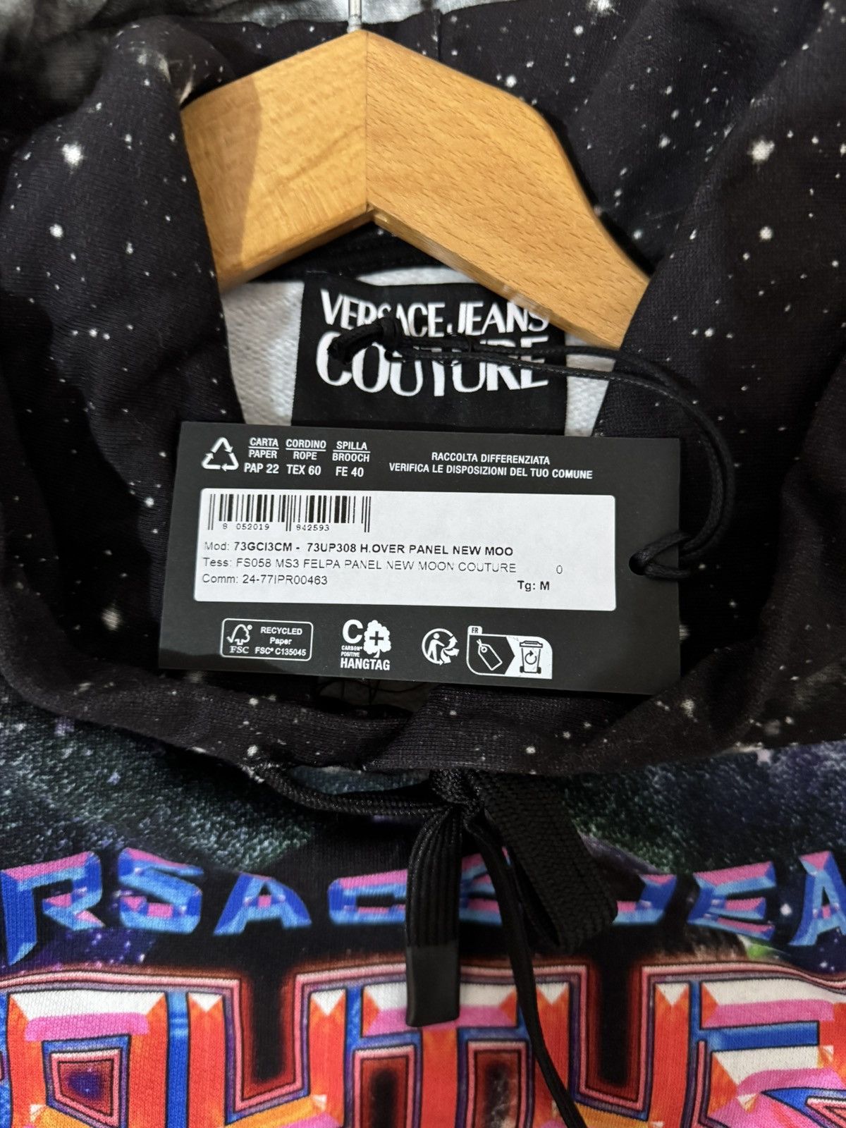 Versace Jeans Couture Versace Jeans Couture “New Moon” Hoodie – Size M Size US M / EU 48-50 / 2 - 6 Thumbnail