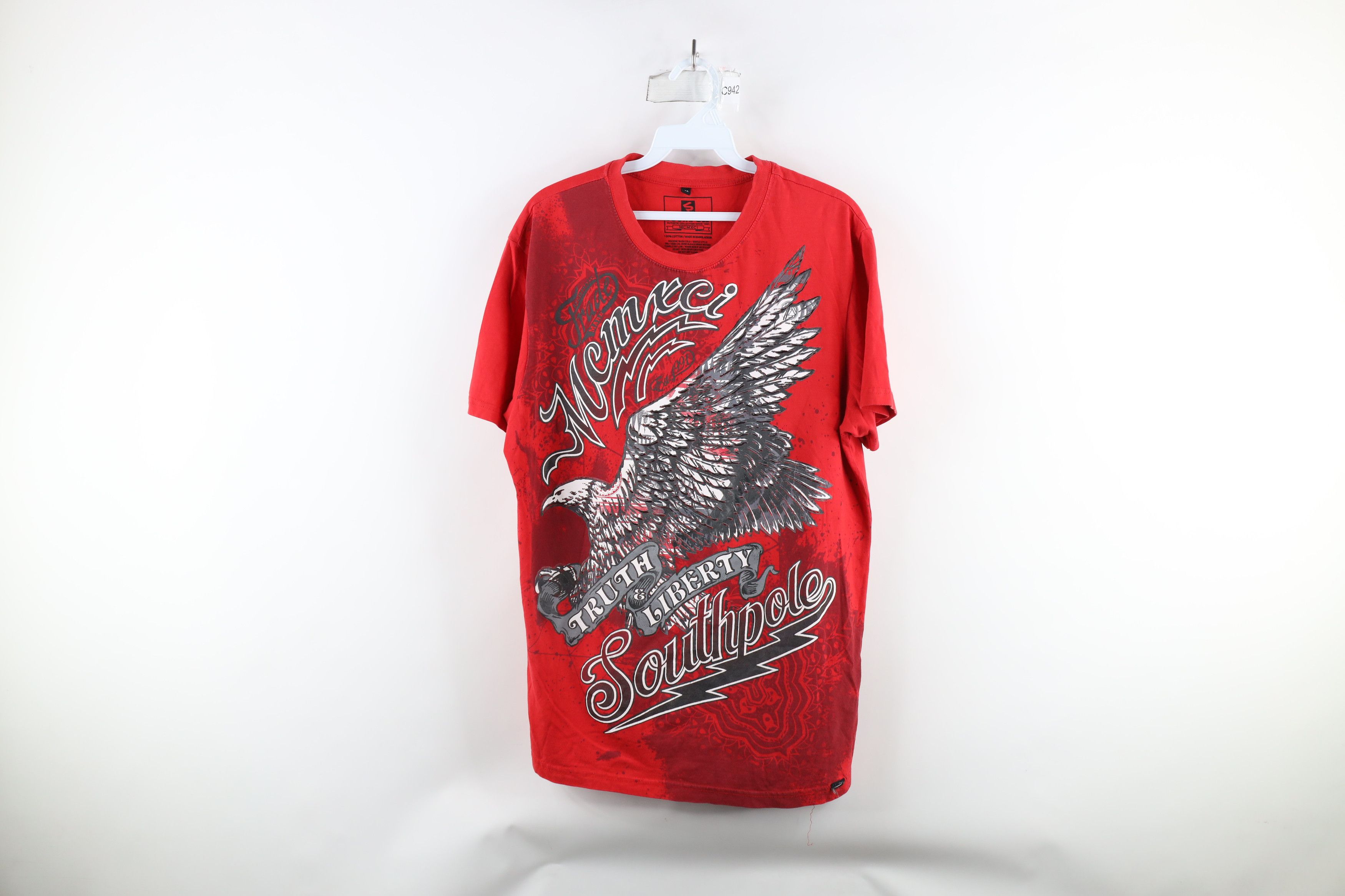 Vintage Vintage Y2K Southpole Eagle Tribal UFC MMA Fighting T-Shirt Size US M / EU 48-50 / 2 - 1 Thumbnail
