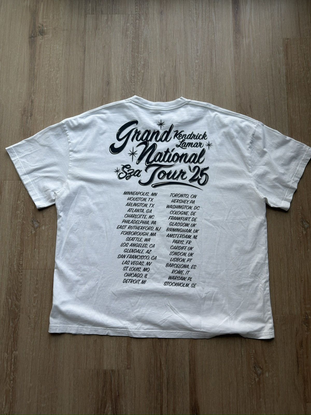 Kendrick Lamar Kendrick Lamar GNX Tour “If This World Were Mine” Tee Size US XXL / EU 58 / 5 - 8 Thumbnail