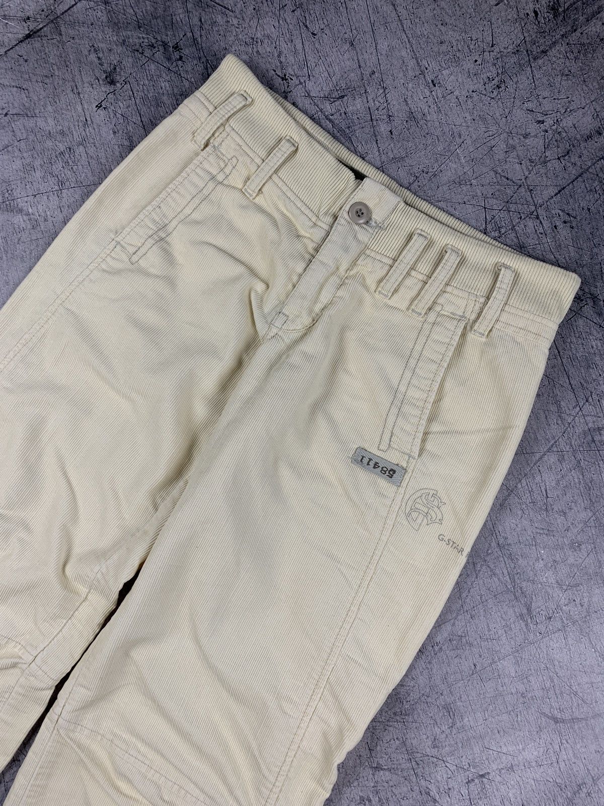 G-Star × Vintage Vintage G-Star Raw Zipper Cargo Velvet Pants 90s avant garde Size US 28 / EU 44 - 8 Thumbnail