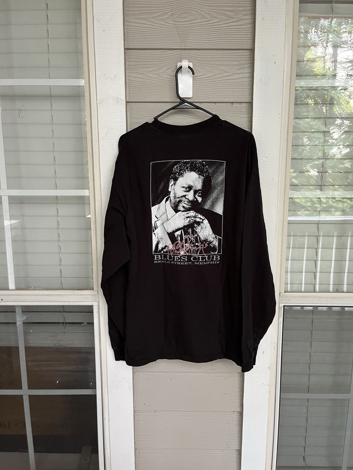 image of Band Tees x Vintage B. B. King Longsleeve Shirt in Black, Men's (Size XL)