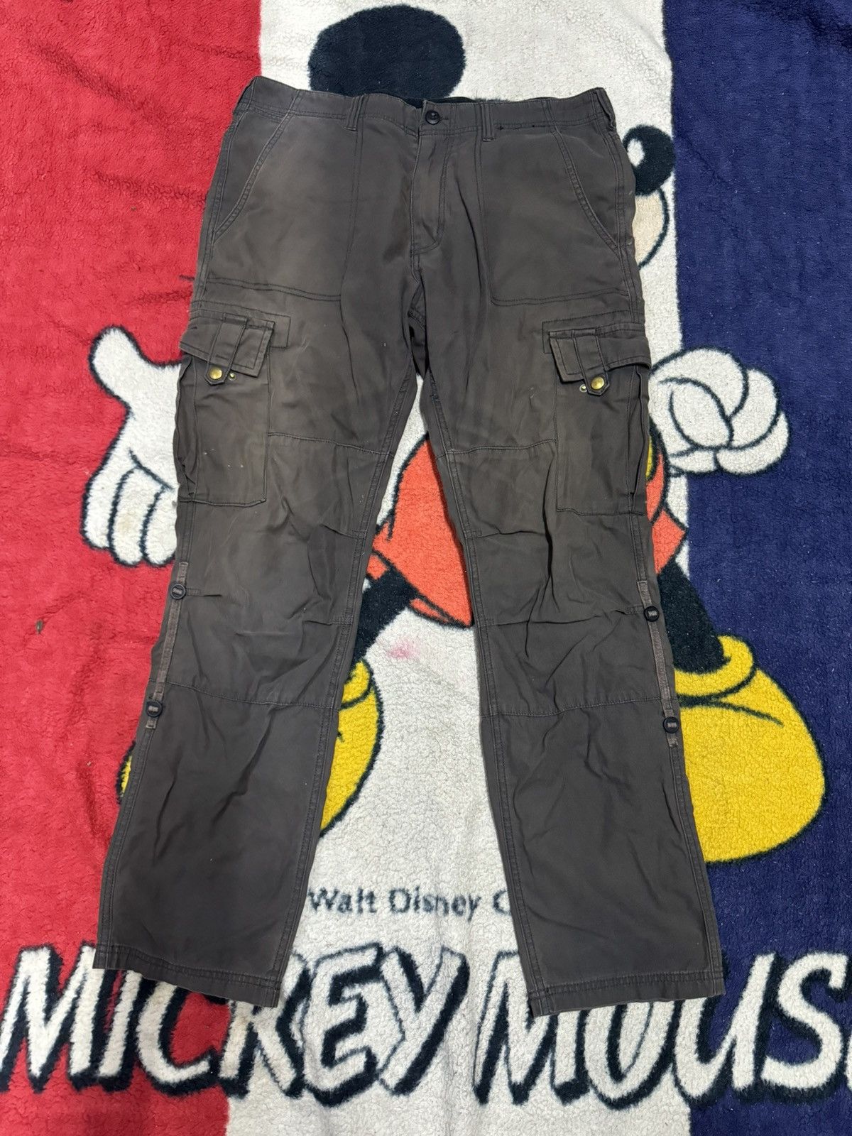 image of Style Military Cargo Pants in Grey, Men's (Size 36)