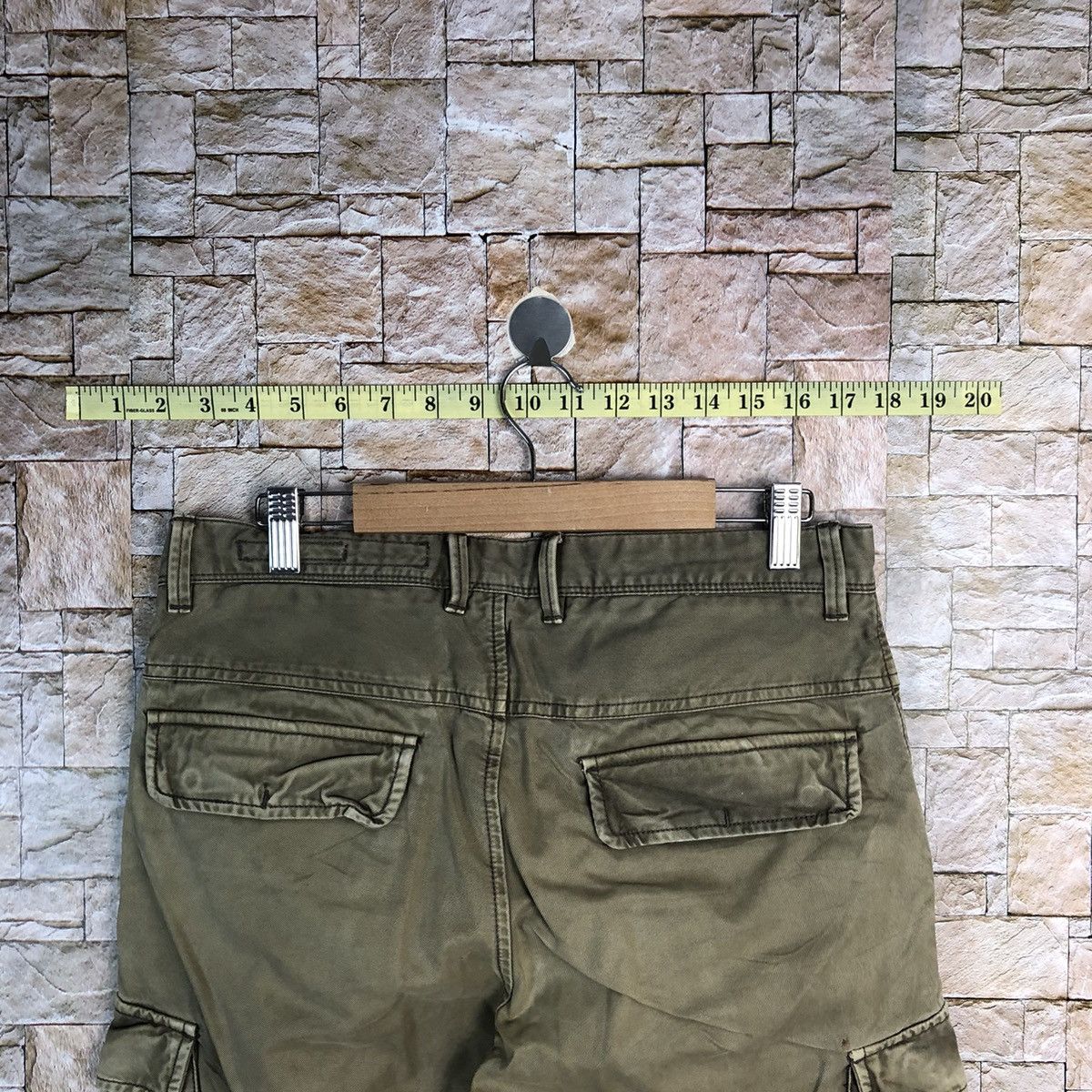 Japanese Brand Back Number Brown Cargo Multipocket Pants #A439 Size US 30 / EU 46 - 19 Thumbnail