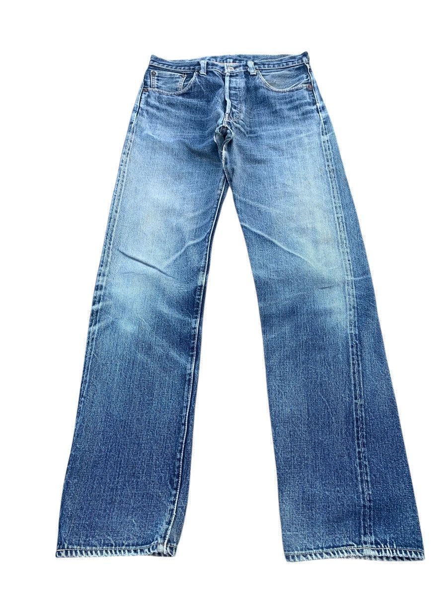 Levi's VINTAGE LEVIS 501XX SELVEDGE BIG E DAMAGE DISTRESSED DENIM Size US 30 / EU 46 - 3 Thumbnail