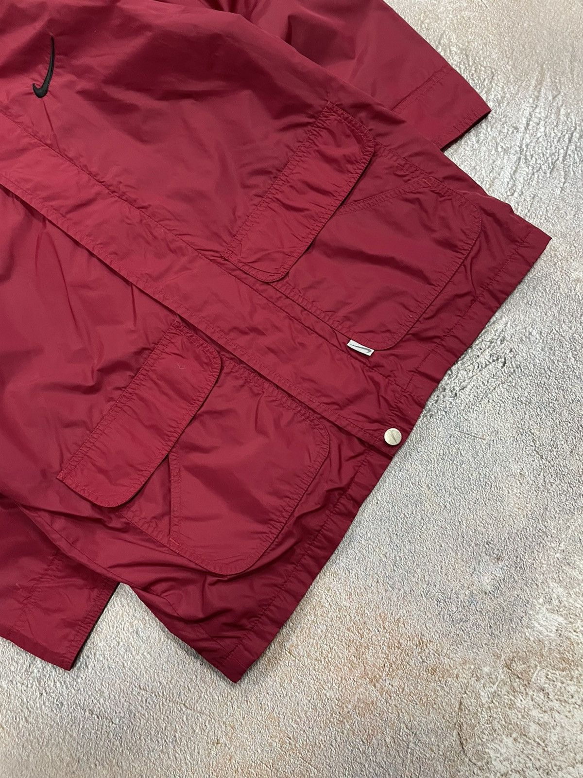Nike Vintage Nike Big Swoosh Nylon Jacket Size US S / EU 44-46 / 1 - 4 Thumbnail