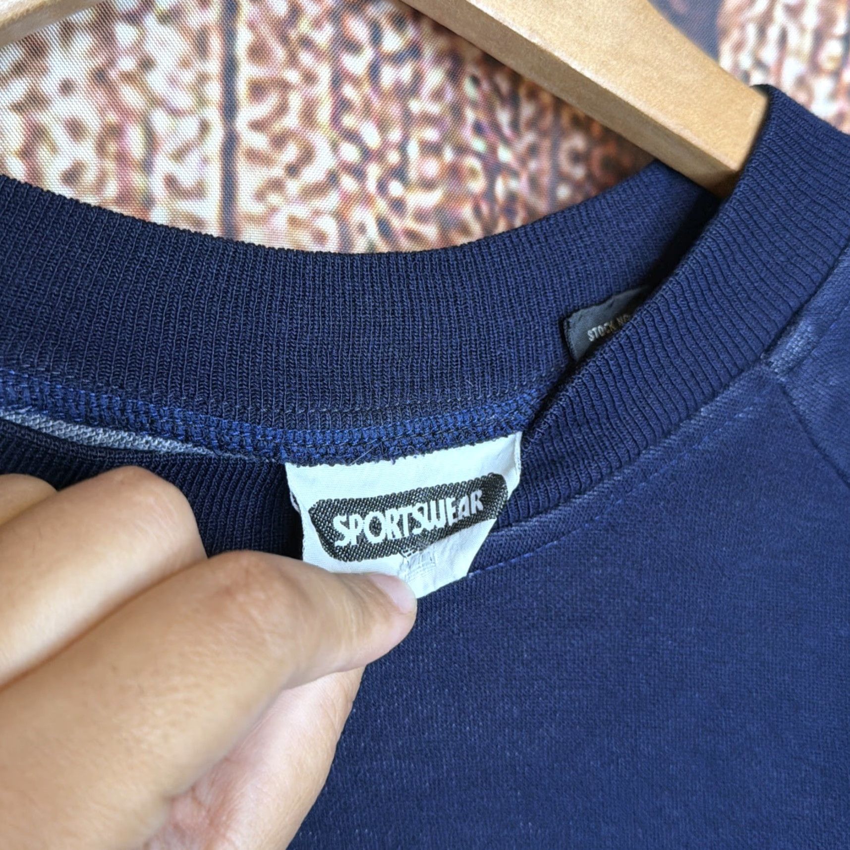Vintage VINTAGE Sportswear Sweatshirt Mens Small Blue Raglan Fleece Made USA 70s Mens Size US S / EU 44-46 / 1 - 2 Thumbnail