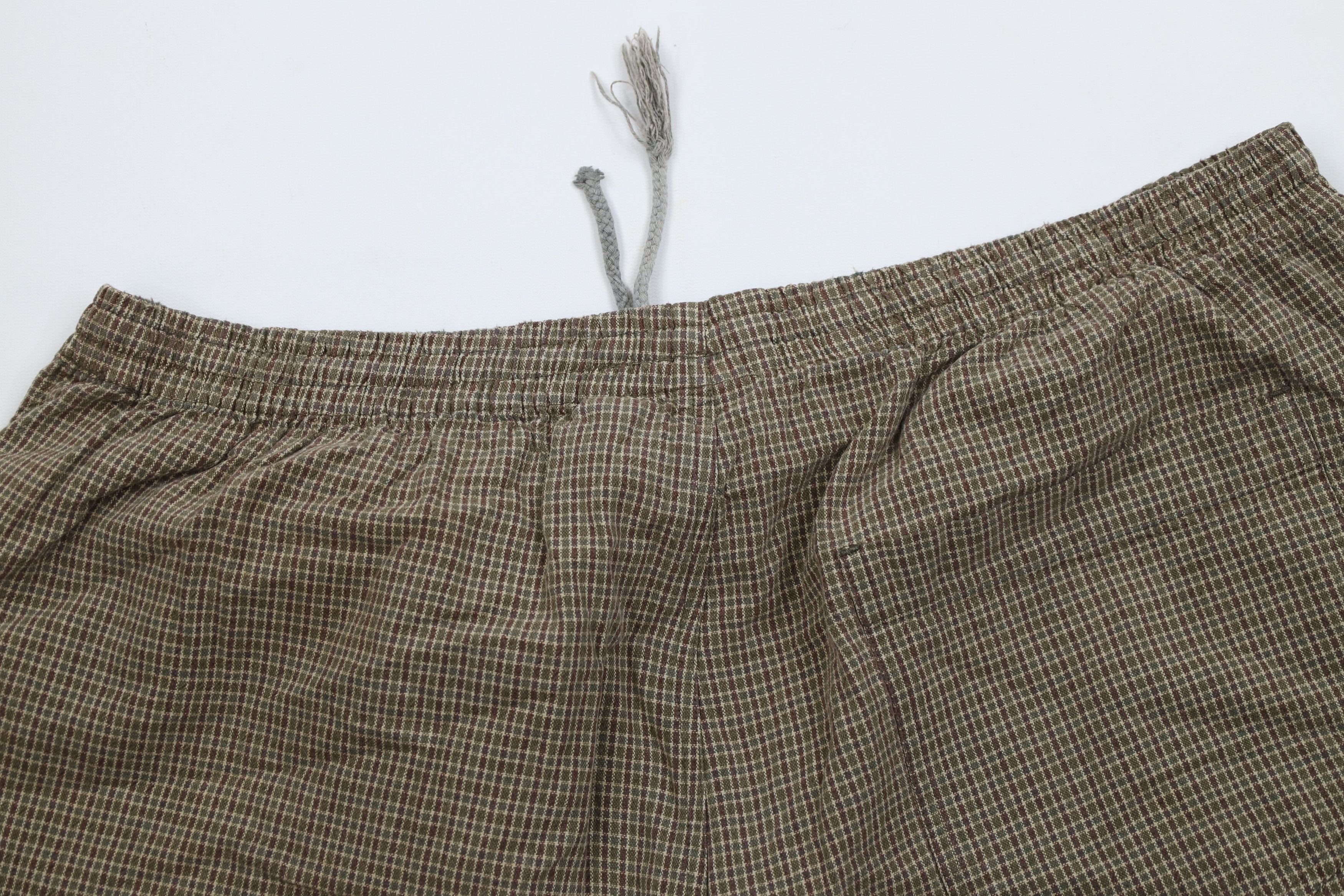 Vintage Vintage 90s Y2K Streetwear Knee Harem Shorts Plaid Cotton Size US 36 / EU 52 - 10 Thumbnail