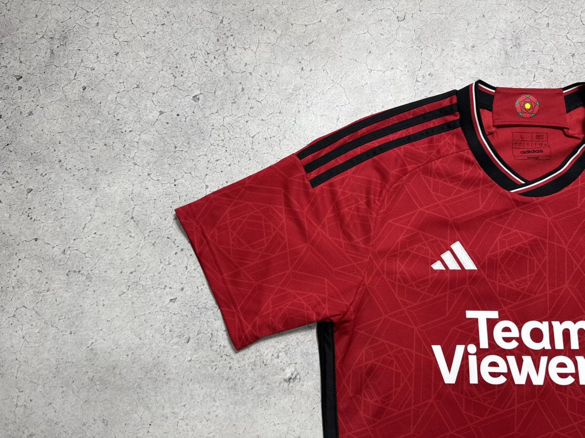 Adidas Adidas FC Manchester United Soccer Jersey Red Football Size US L / EU 52-54 / 3 - 4 Thumbnail