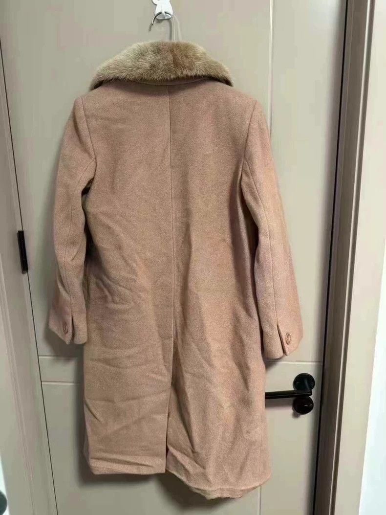 Max Mara Max Mara Wool coat with fur collar Size M / US 6-8 / IT 42-44 - 2 Thumbnail