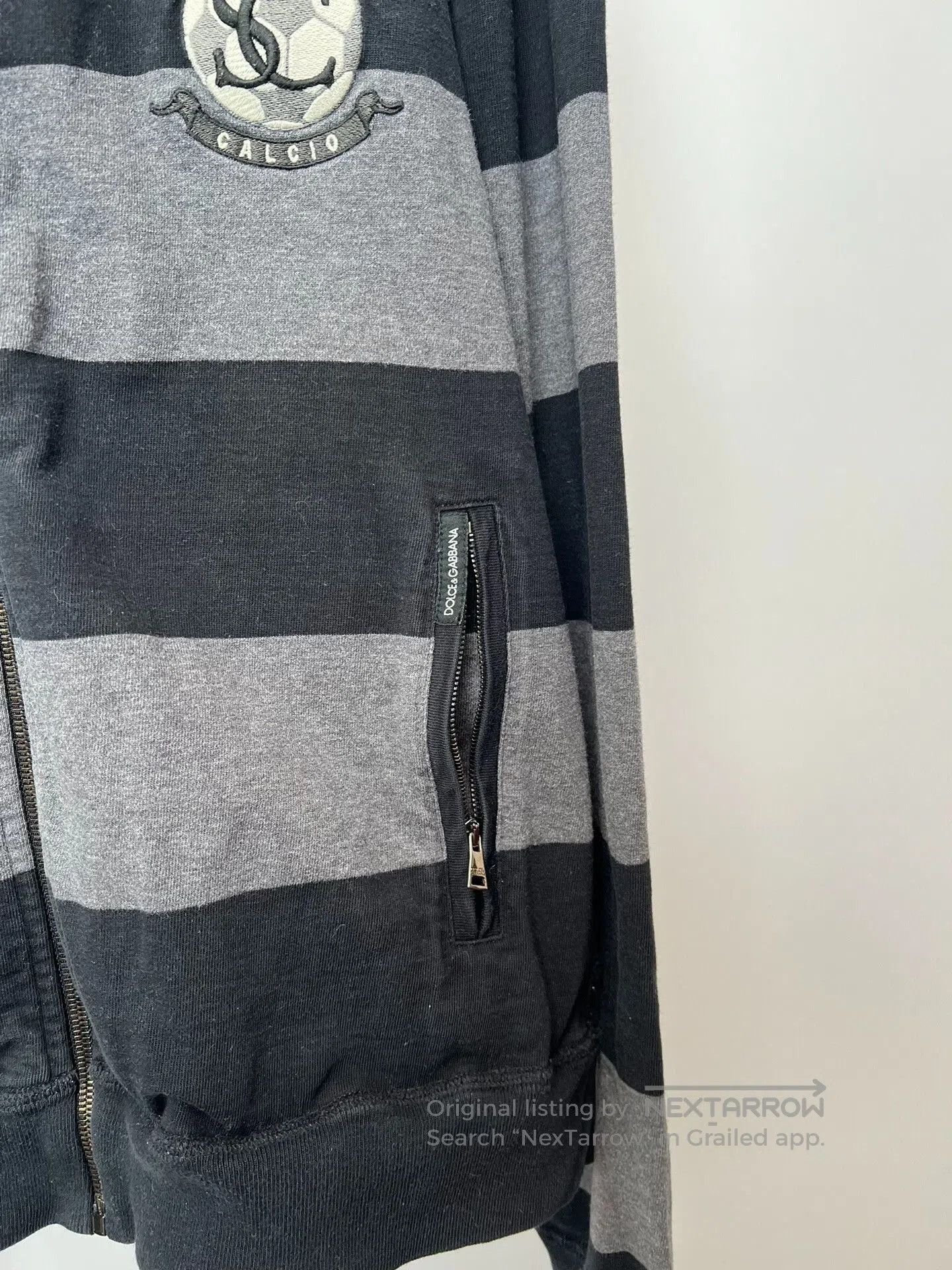 Dolce & Gabbana Dolce & Gabbana Striped Zip Sweatshirt. Size US M / EU 48-50 / 2 - 5 Thumbnail