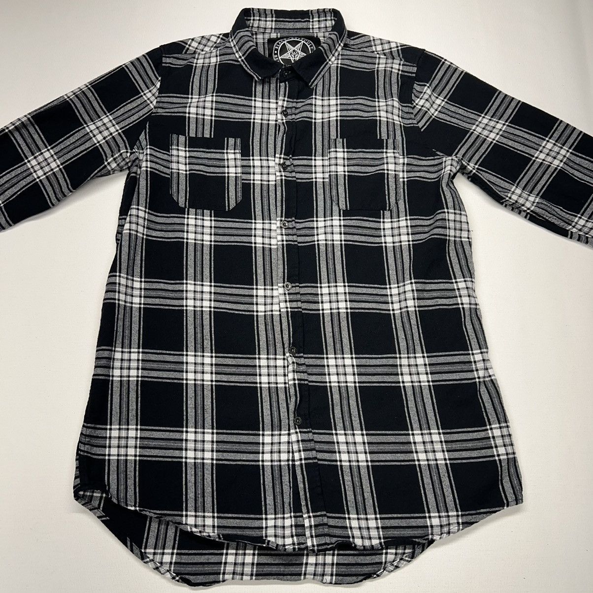 Other Black Craft Cult Flannel Shirt Black Plaid Button Up Graphic Size US L / EU 52-54 / 3 - 3 Thumbnail
